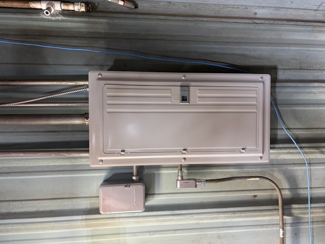 125 amp three-phase commercial panel replacement with feeder conduit