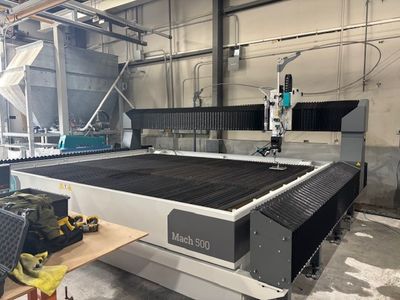 Three-phase power installation for a granite shop CNC machine